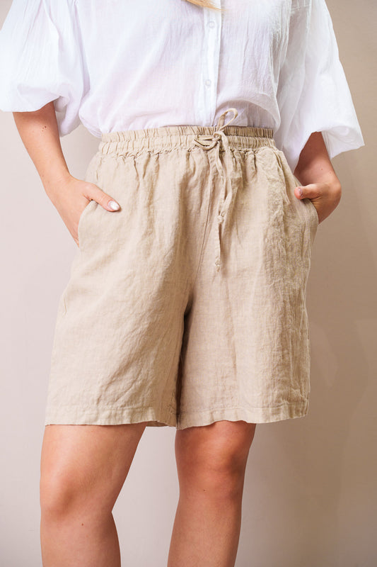 Bermuda Puro Lino Elasticizzato - Susy Mix