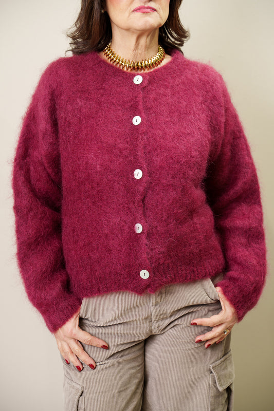 Cardigan 80% Mohair
