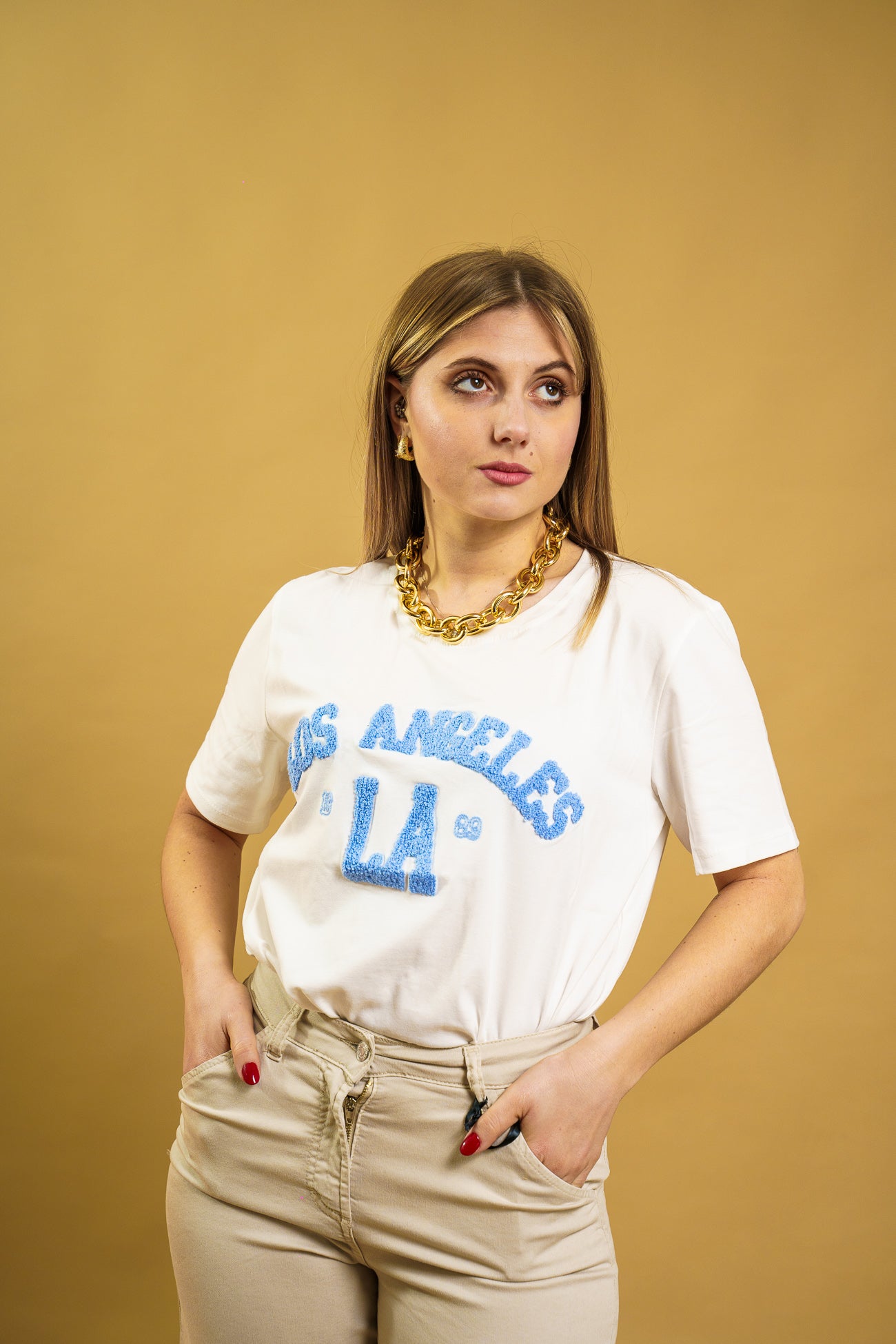 T-shirt con scritte