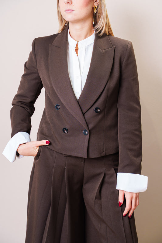 Blazer Crop Shirt - Susy Mix
