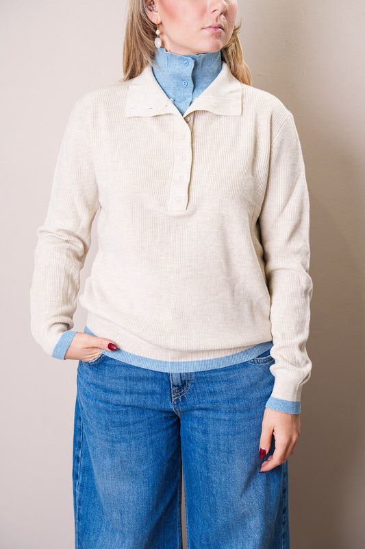 Maglione Polo Bicolor - Susy Mix