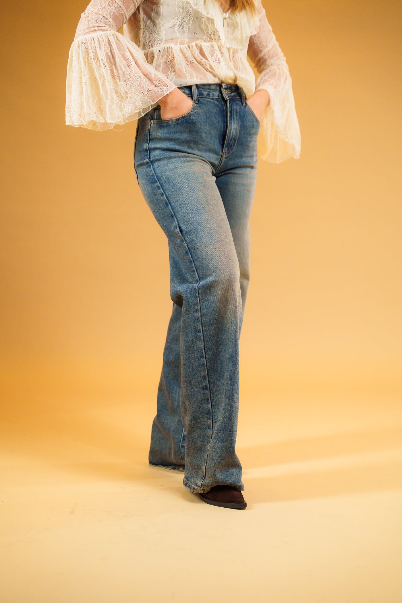 Denim Palazzo Boston