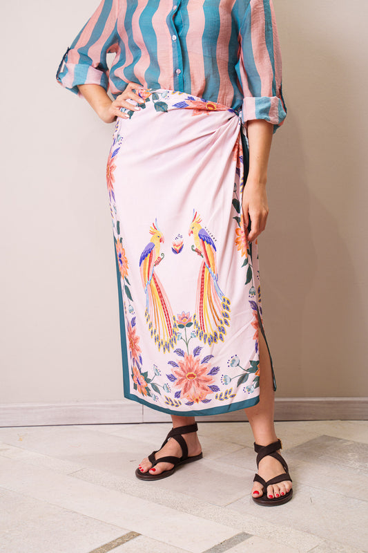 Gonna Pareo Long Parrots - HAVEONE
