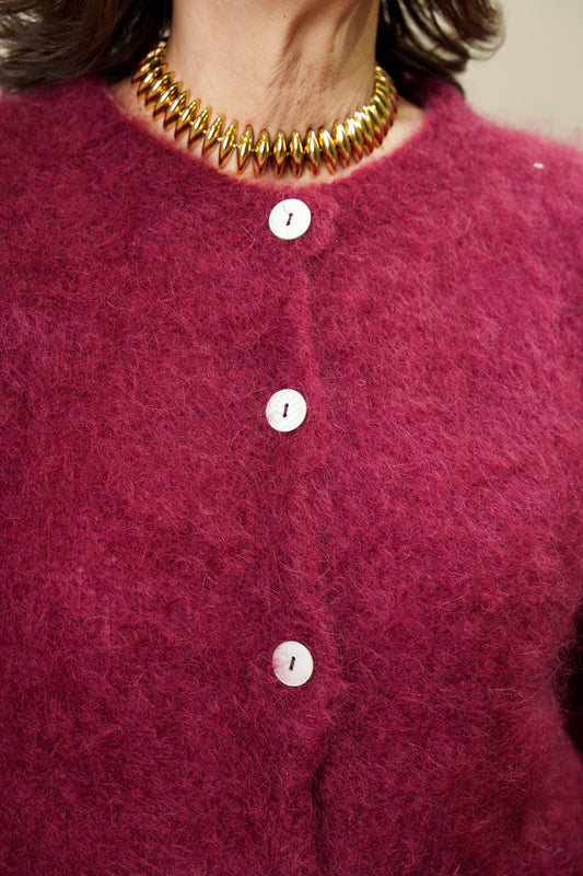 Cardigan 80% Mohair