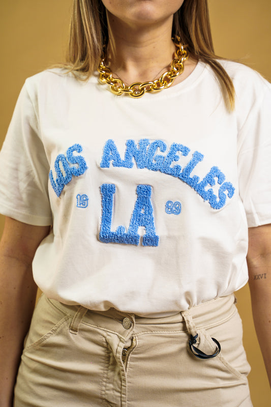 T-shirt con scritte