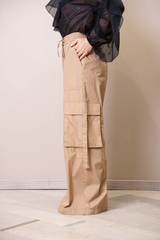 Cotton Cargo Trousers - Tension In