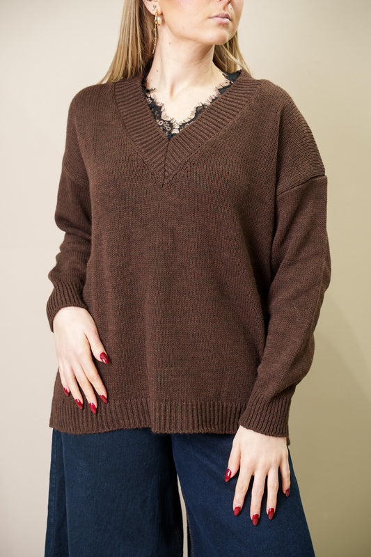 Maglione Collo in Pizzo - TWOWAY