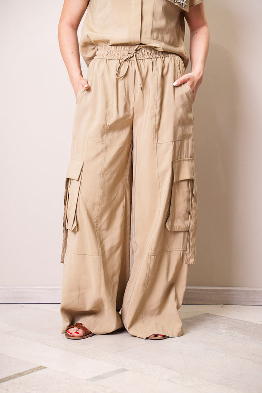 Pantalone Viscosa Cargo - Tensione In