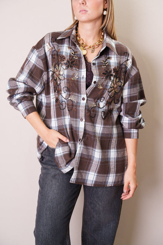 Camicia Flower Check - Susy Mix