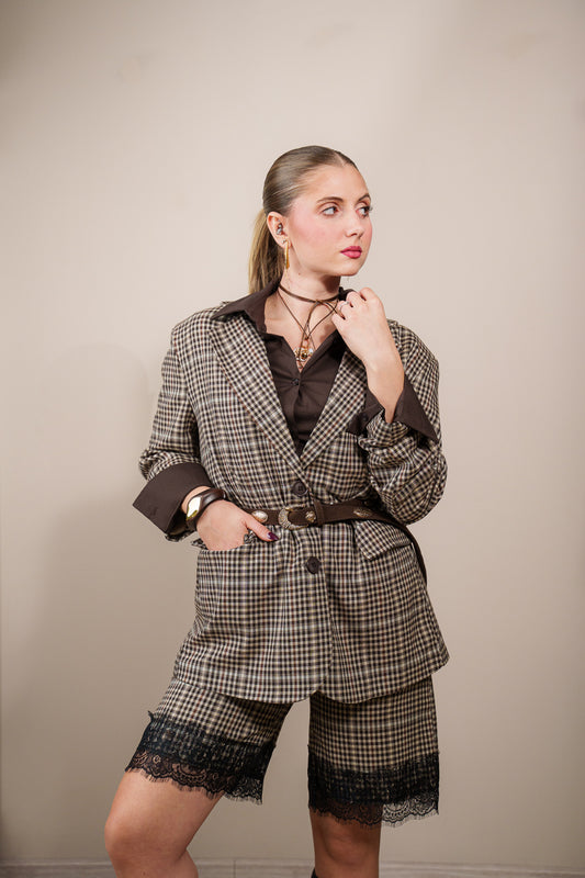 Blazer Check Lady
