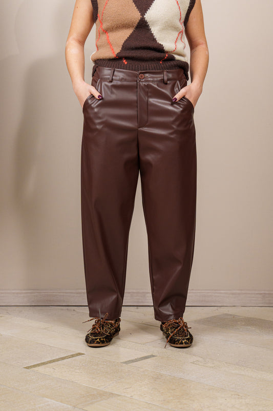 Pantalone Ecopelle - Carrot