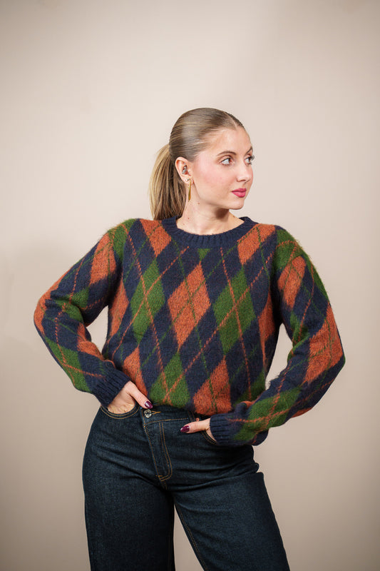 Maglione a Quadri - Kikisix