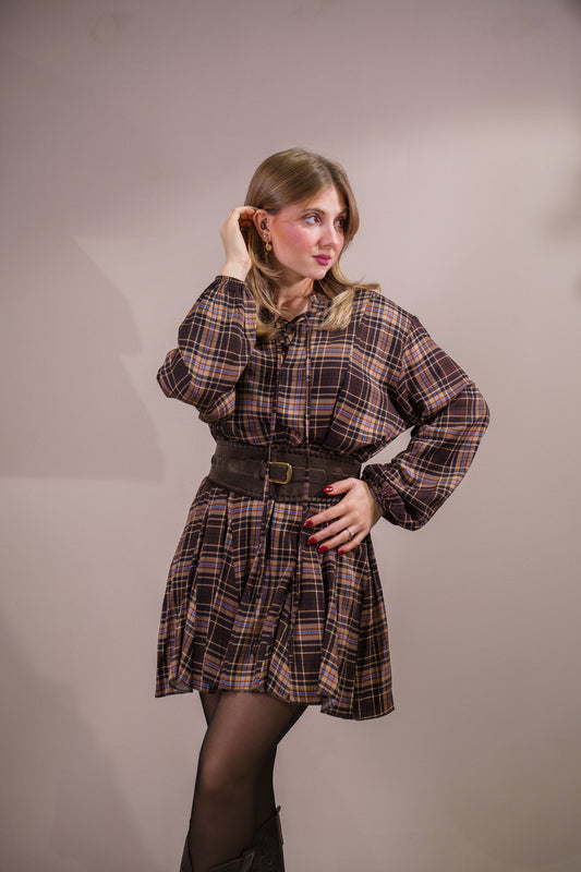 Abito in Check Kiki Six