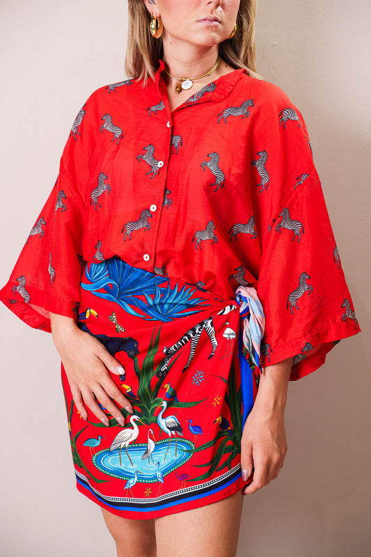 Camicia Red Zebra Limited Edition - Tensione In