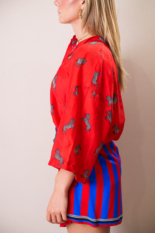 Camicia Red Zebra Limited Edition - Tensione In