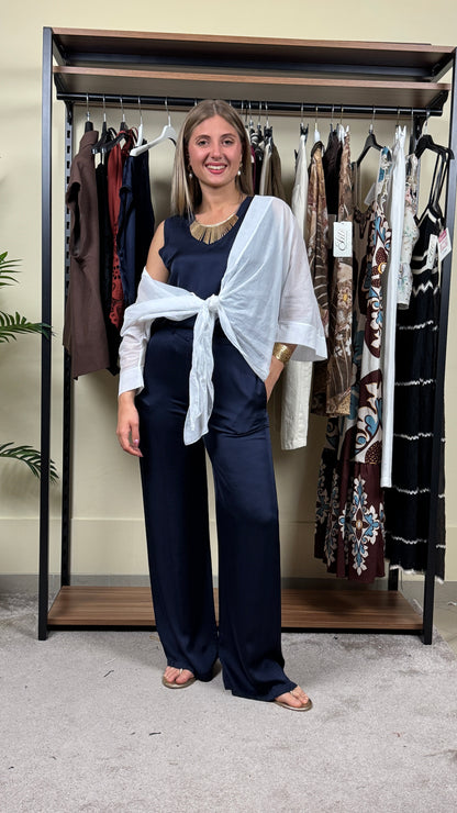 Pantalone in seta
