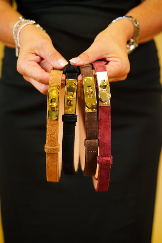 Suede Belt